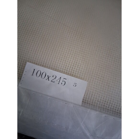 100" x 245" Magnetic Mesh Screen Door White NEW in Package - Picture 4 of 4